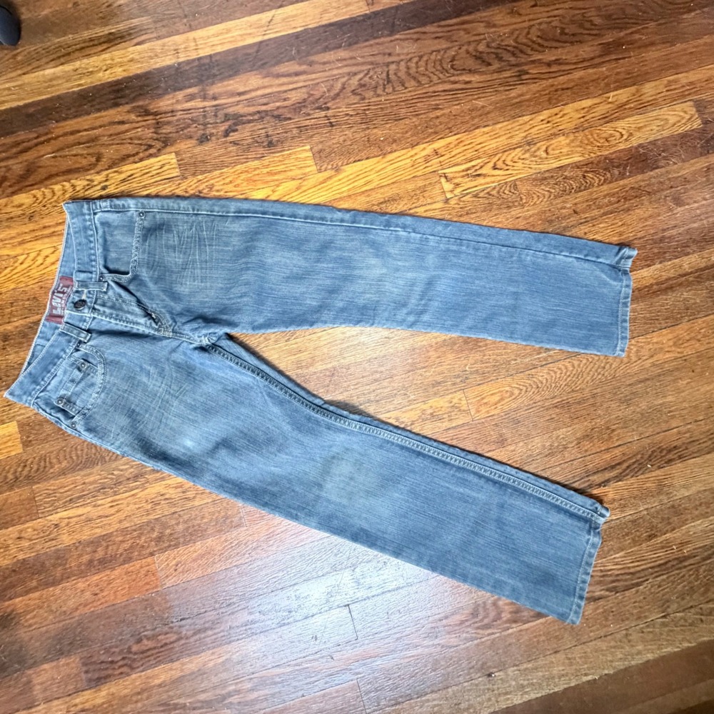 Levis 514 Slim Straight Jeans Boys Size 12 Reg 26x26.5 Medium Blue Denim